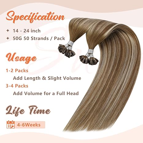 Balayage U Tip Hair Extensions
